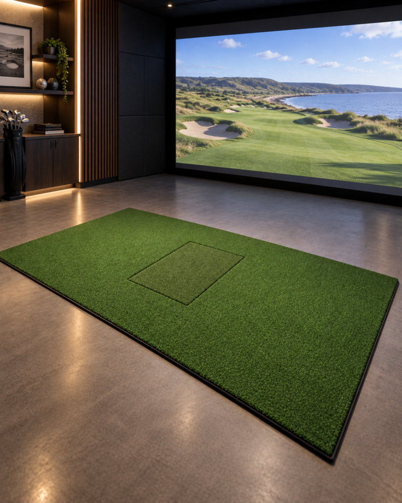 Pihagolf Lyöntimatto Pro Nylon vaihtopalalla golf-simulaattoriin