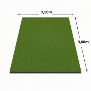 Pihagolf Simulaattorimatto Pro Nylon 150 × 300 cm – mittakuva